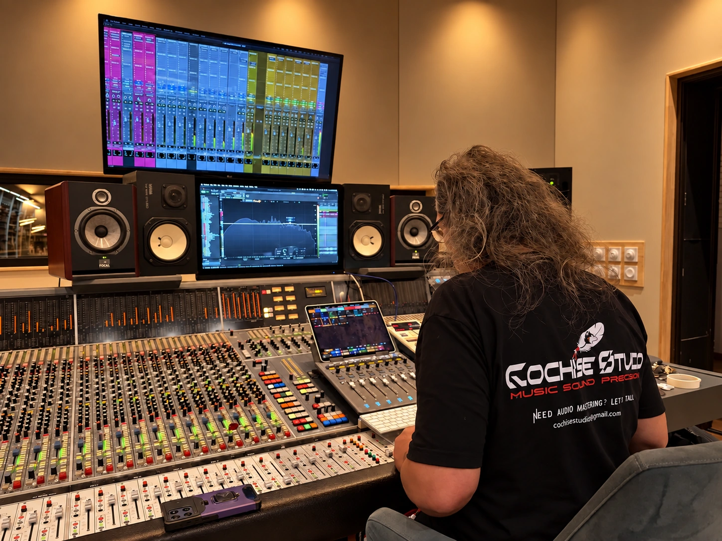 Cochise à la console au Superphonic